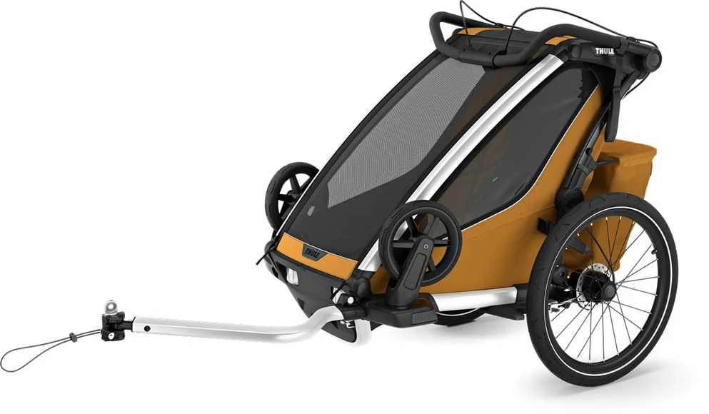 Thule Chariot Sport 2 - vienvietė dviračio priekaba | G3 natūralus auksas