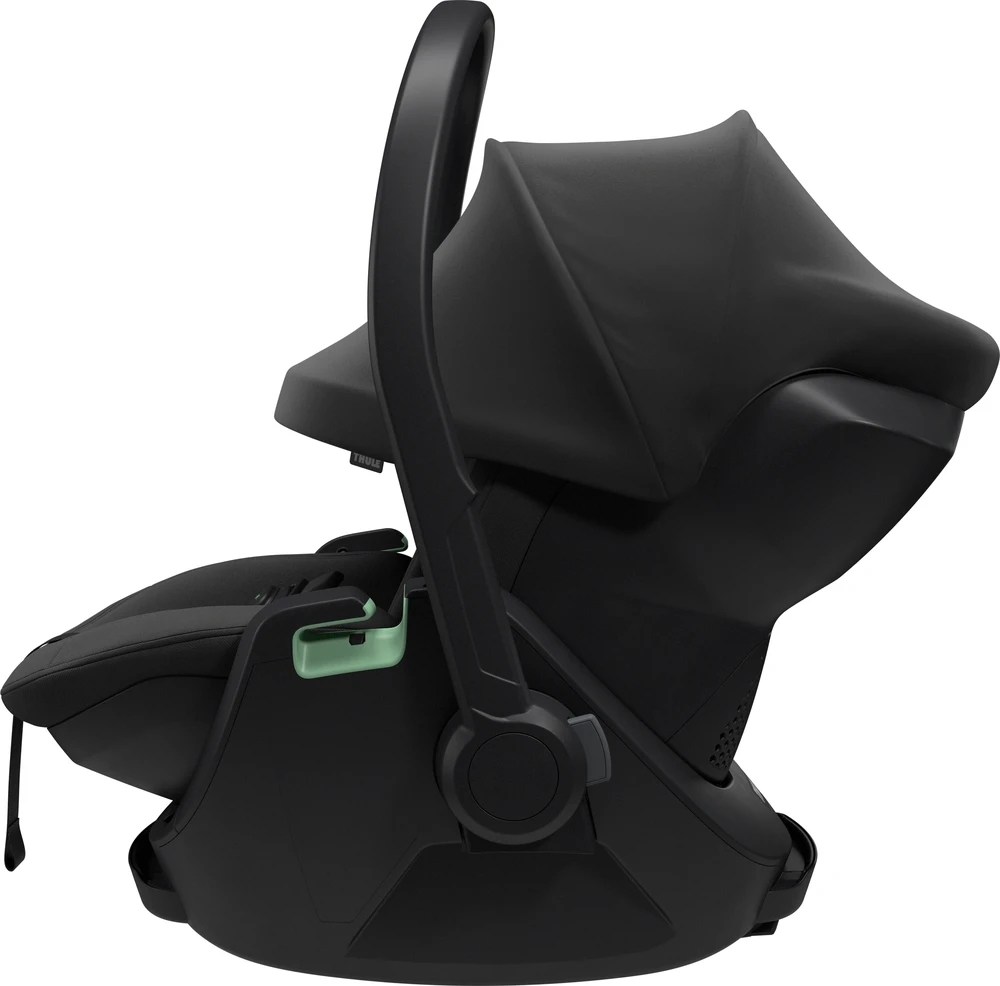 Thule Maple Connect - fotelik automobilinis 0-13 kg su rozkładanym oparciem, kompatybilny su aplikacją | Juodas