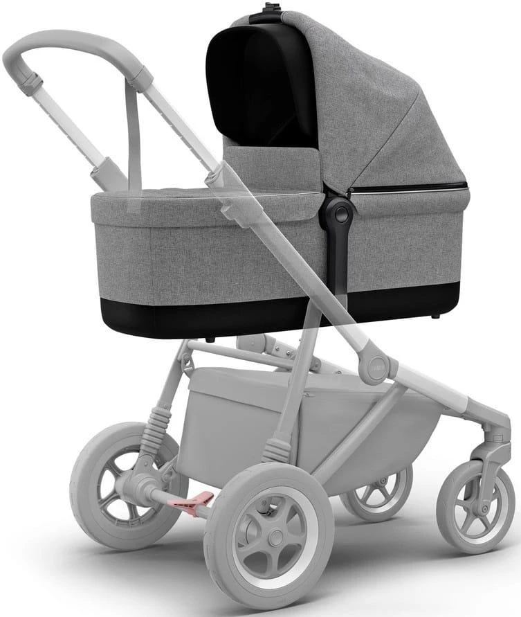 Thule Sleek Bassinet - Elegantiškas lopšys | Pilkas melanžas