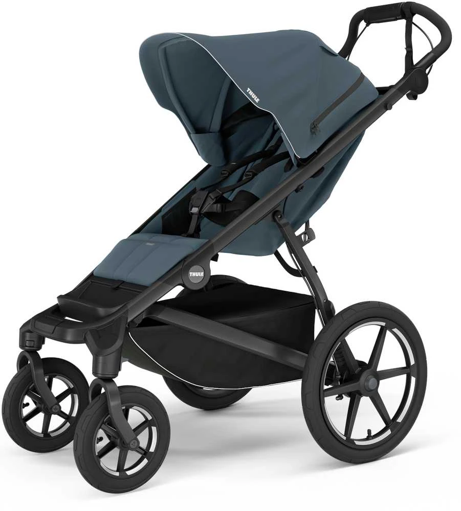 THULE Urban Glide 4 Wheel - keturratis vežimėlis visureigiui | Tamsiai pilka
