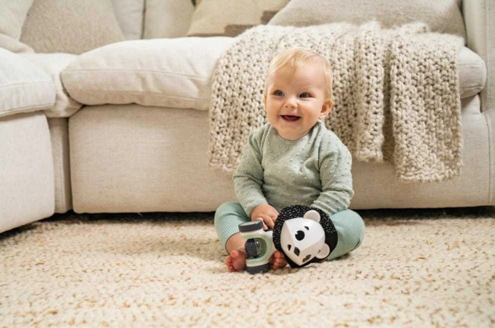 Tiny Love interaktyvus žaislas liūtas George juodas baltas