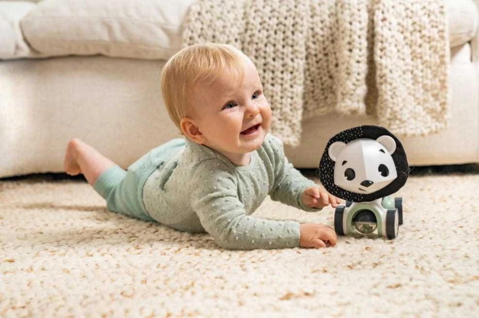 Tiny Love interaktyvus žaislas liūtas George juodas baltas