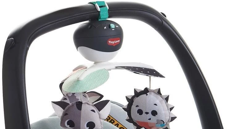 Tiny Love karuselė tvirtinama prie automobilinės kėdutės