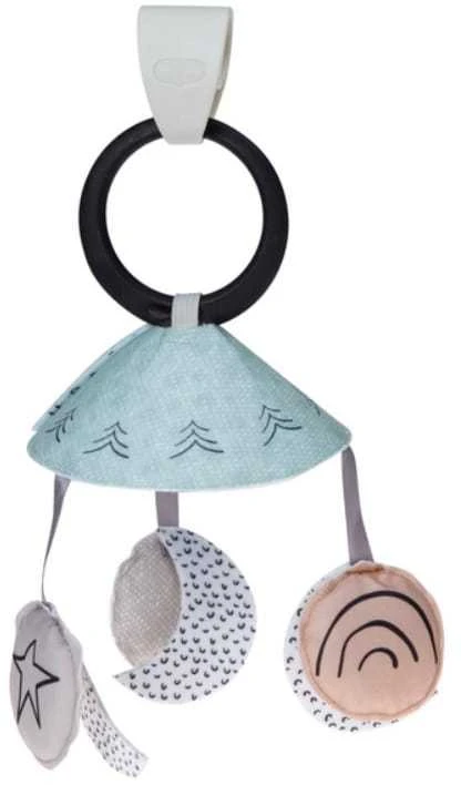 Tiny Love Decor Baby Gym Su mediniu stovu juoda-balta