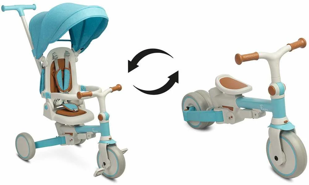 Toyz Mėlyna 3 RATŲ DVIRATIS FARO Mėlynas