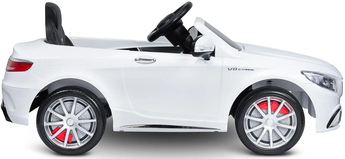 Toyz 4Baby BENZ S63 AMG - BALTĖ