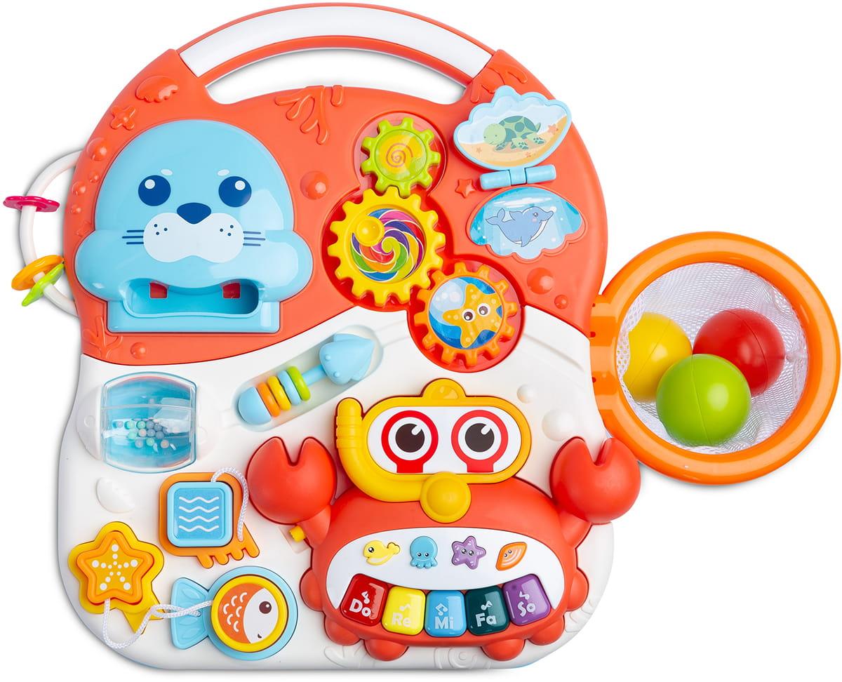 Toyz Spark oranžinė 2in1 mokomoji vaikštynė