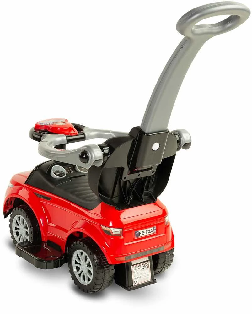 Toyz by Caretero Sport Car - 3in1 vaikiškas pasivažinėjimas | Raudona