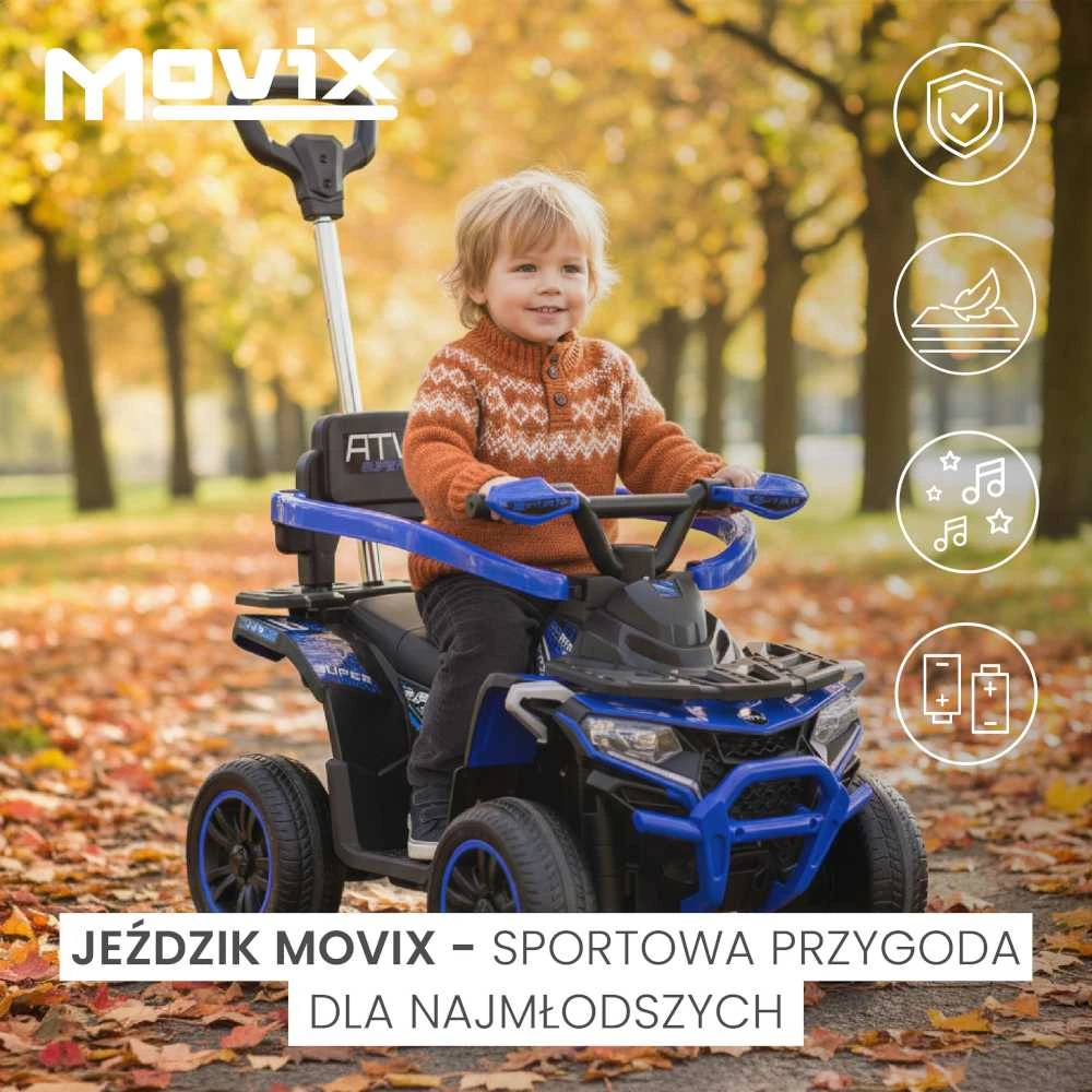 Toyz Caretero Movix - jeździk, mały quad vaikams | Rožinė