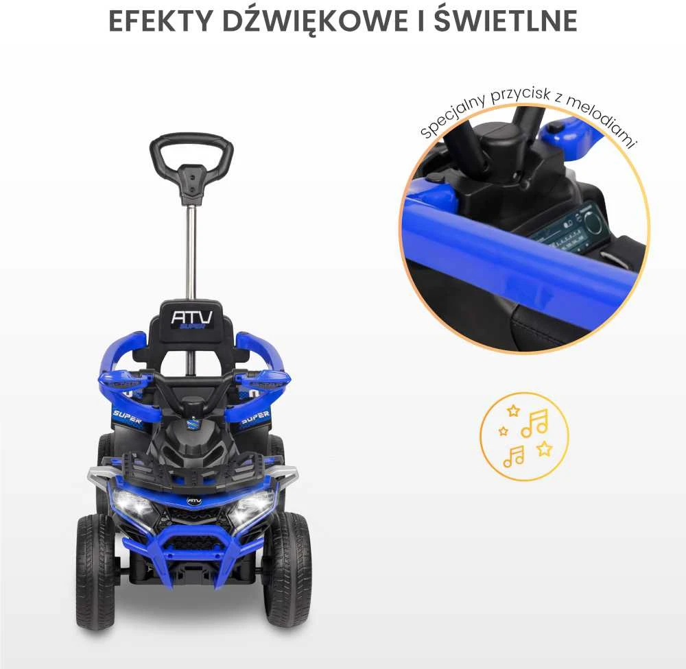 Toyz Caretero Movix - jeździk, mały quad vaikams | Rožinė