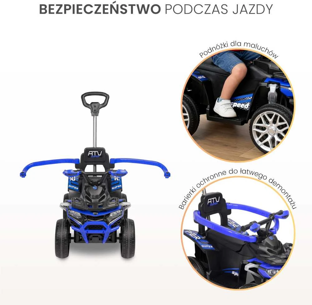 Toyz Caretero Movix - jeździk, mały quad vaikams | Rožinė