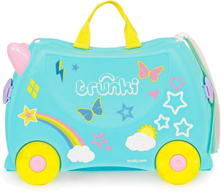 Trunki kelioninis lagaminas su ratukais vaikams | Vienaragis Una