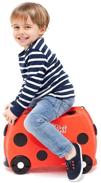 Trunki kelioninis lagaminas su ratukais vaikams | Boružėlė Harley