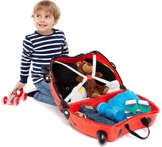 Trunki kelioninis lagaminas su ratukais vaikams | Boružėlė Harley