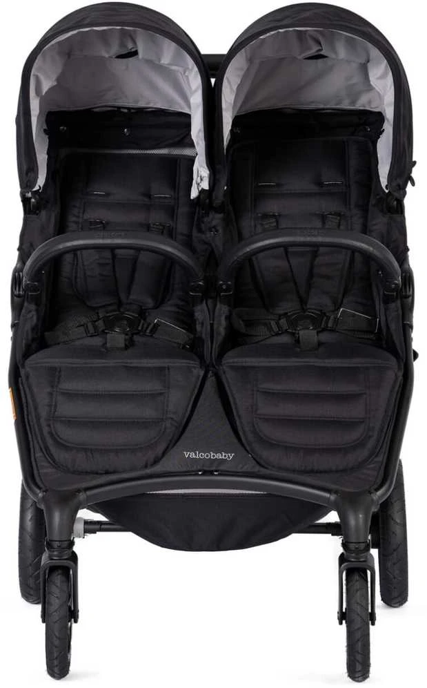 Valco Baby Snap Duo Trend SPORT – dvivietis vežimėlis | juodos spalvos