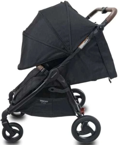 Valco Baby Snap Duo Trend SPORT – dvivietis vežimėlis | juodos spalvos