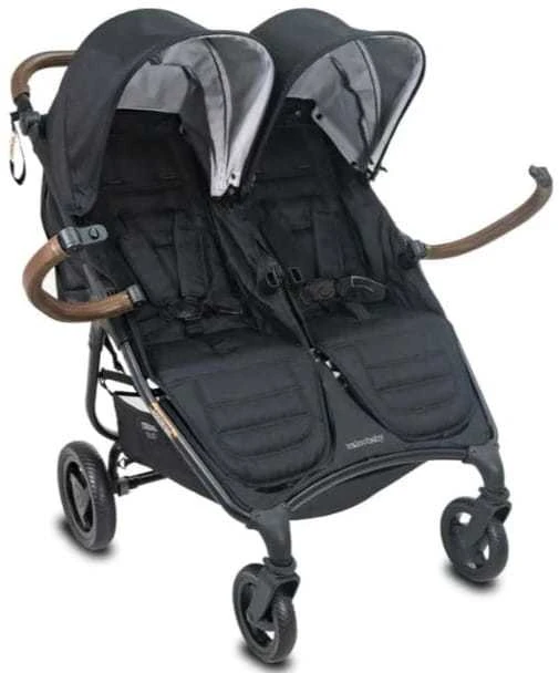 Valco Baby Snap Duo Trend SPORT – dvivietis vežimėlis | juodos spalvos