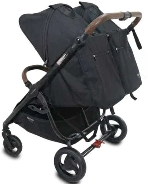 Valco Baby Snap Duo Trend SPORT – dvivietis vežimėlis | juodos spalvos
