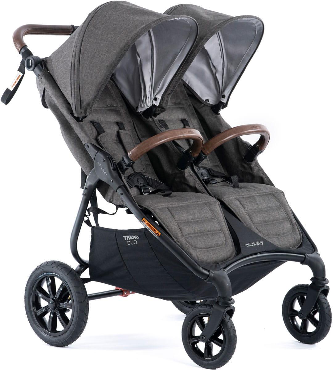 Valco Baby Snap Duo Trend SPORT dvivietis vežimėlis Charcoal
