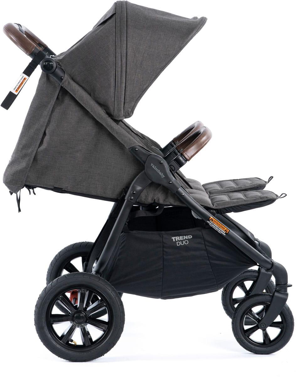 Valco Baby Snap Duo Trend SPORT dvivietis vežimėlis Charcoal