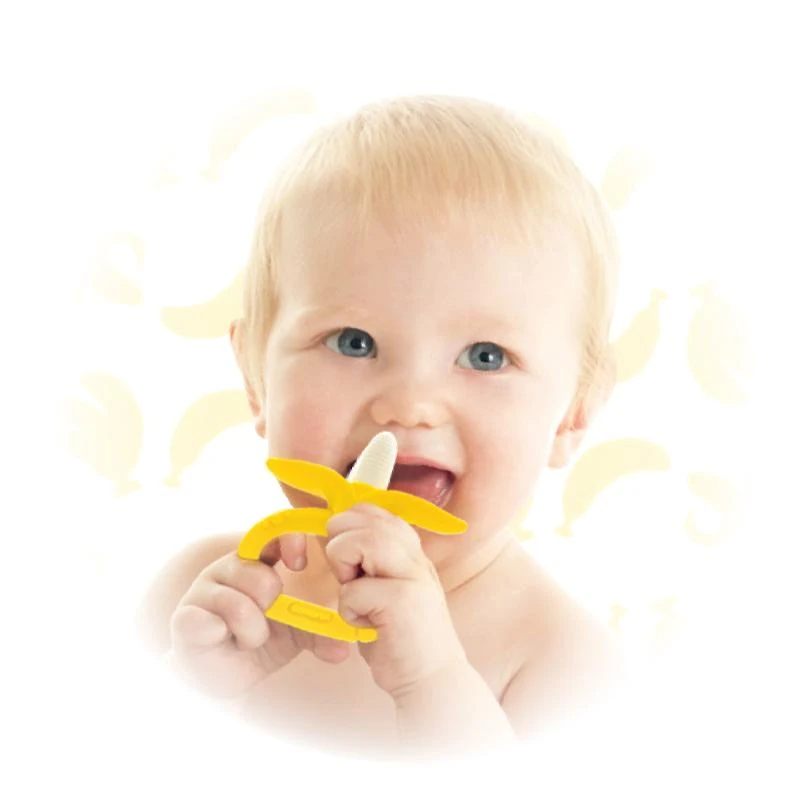 EDISONmama banano formos kramtukas kūdikio rankose