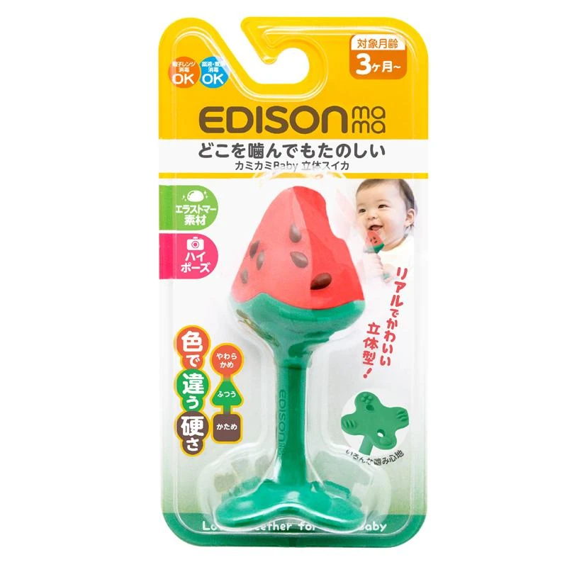 Korėjoje Kramtukas kūdikiams EDISONmama Fruit "3D arbūzas", nuo 3 mėn., KJ4229