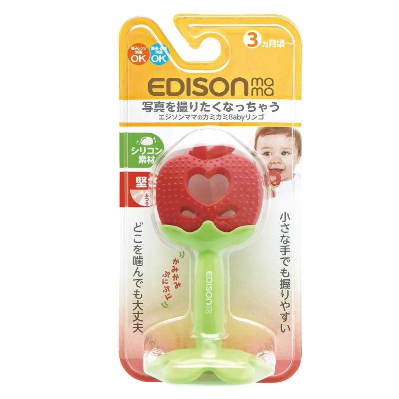 Kramtukas kūdikiams EDISONmama Fruit „Obuolys”, nuo 3 mėn., KJ4251