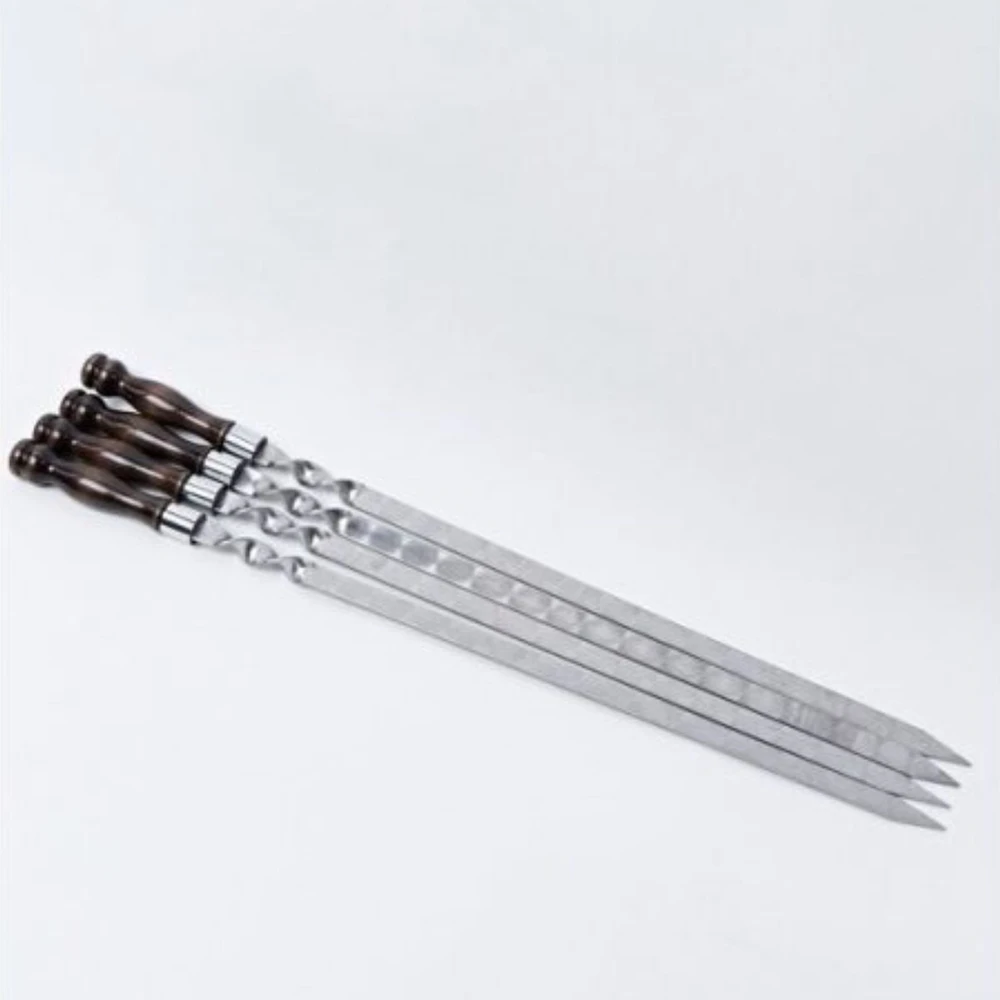 Bbq Expert Iešmai šašlykams su medine rankena 45cm (4 vnt.) (Kopija)