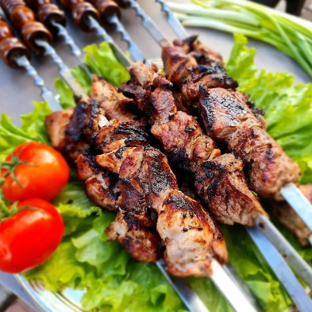 Bbq Expert Iešmas šašlykams su medine rankena 50cm