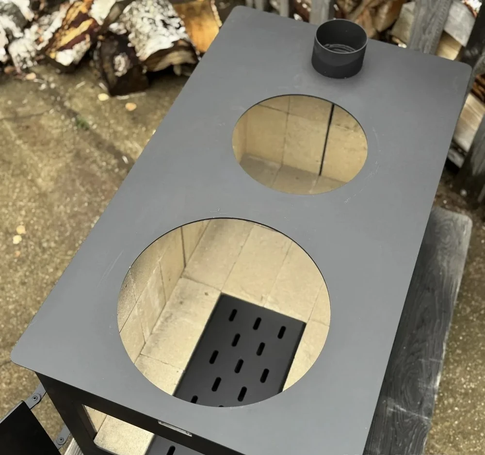 Bbq Expert Krosnelė - buržuika 10kW su 2 rinkėmis ir šamotų