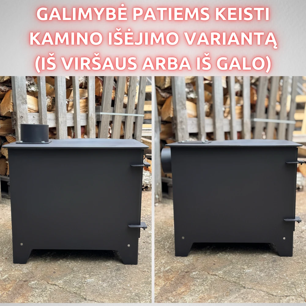 Bbq Expert Krosnelė - buržuika 6kW. Apšildomas plotas – 20-30m2