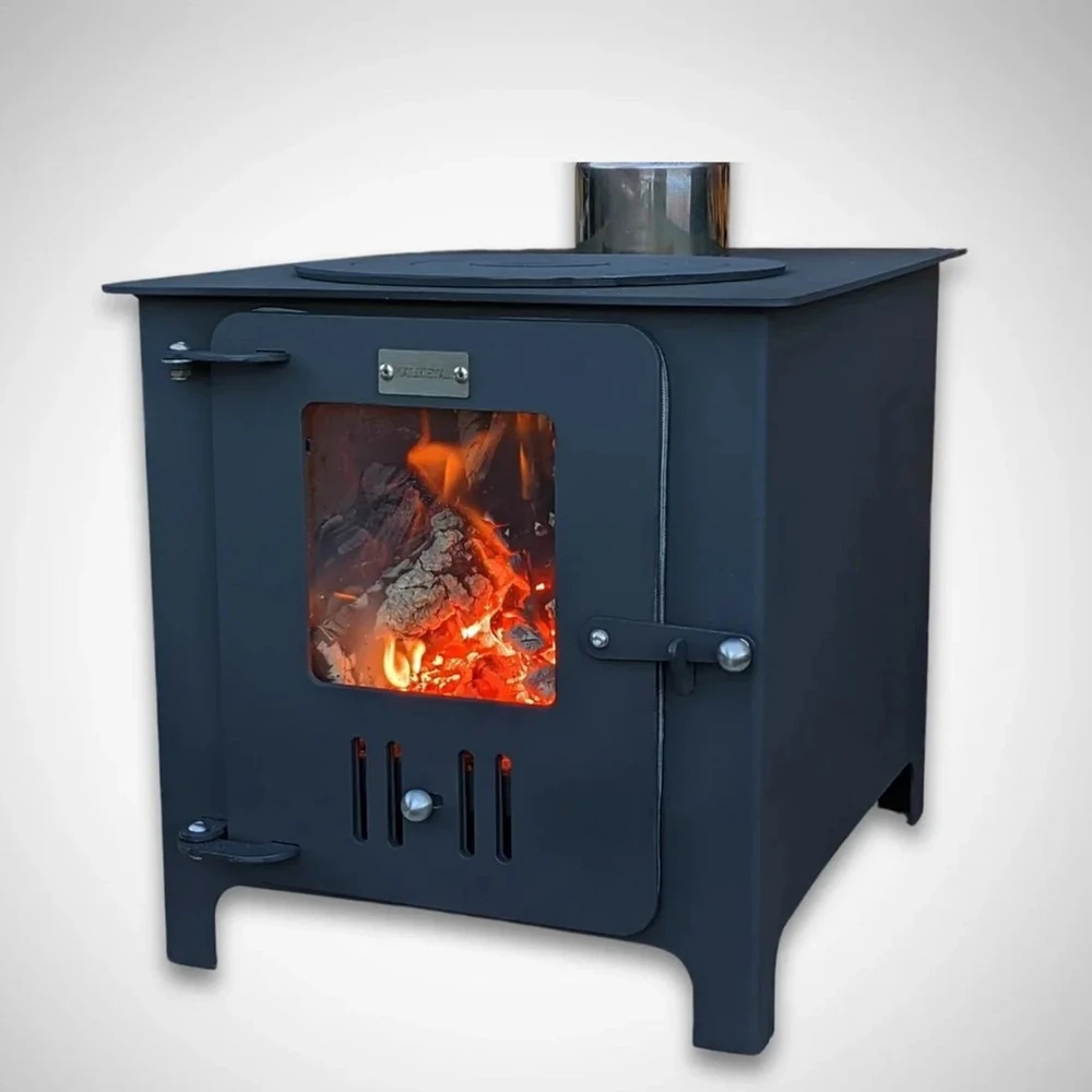 Bbq Expert Krosnelė – židinys 8kW su šamotu, rinkėmis ir stiklu