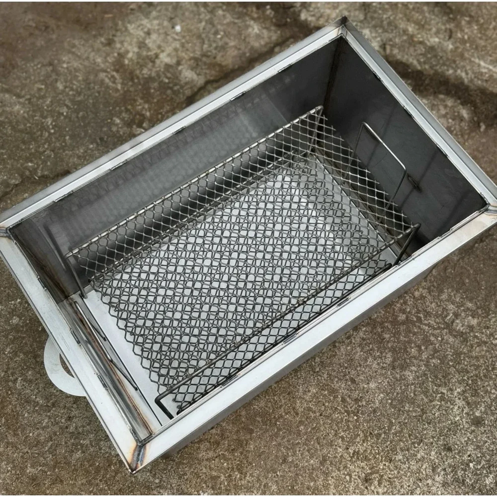Bbq Expert Rūkykla žuviai bei mėsai 45L su hidro sklende! (Nerūdijančio plieno)