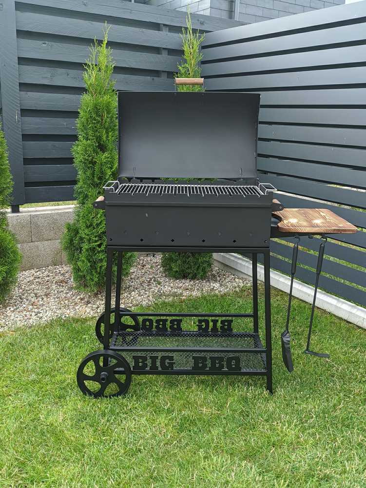 Bbq Expert Šašlykinė 104x47x92 cm, pilnas komplektas, metalo storis 4mm