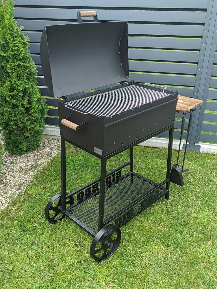 Bbq Expert Šašlykinė 104x47x92 cm, pilnas komplektas, metalo storis 4mm