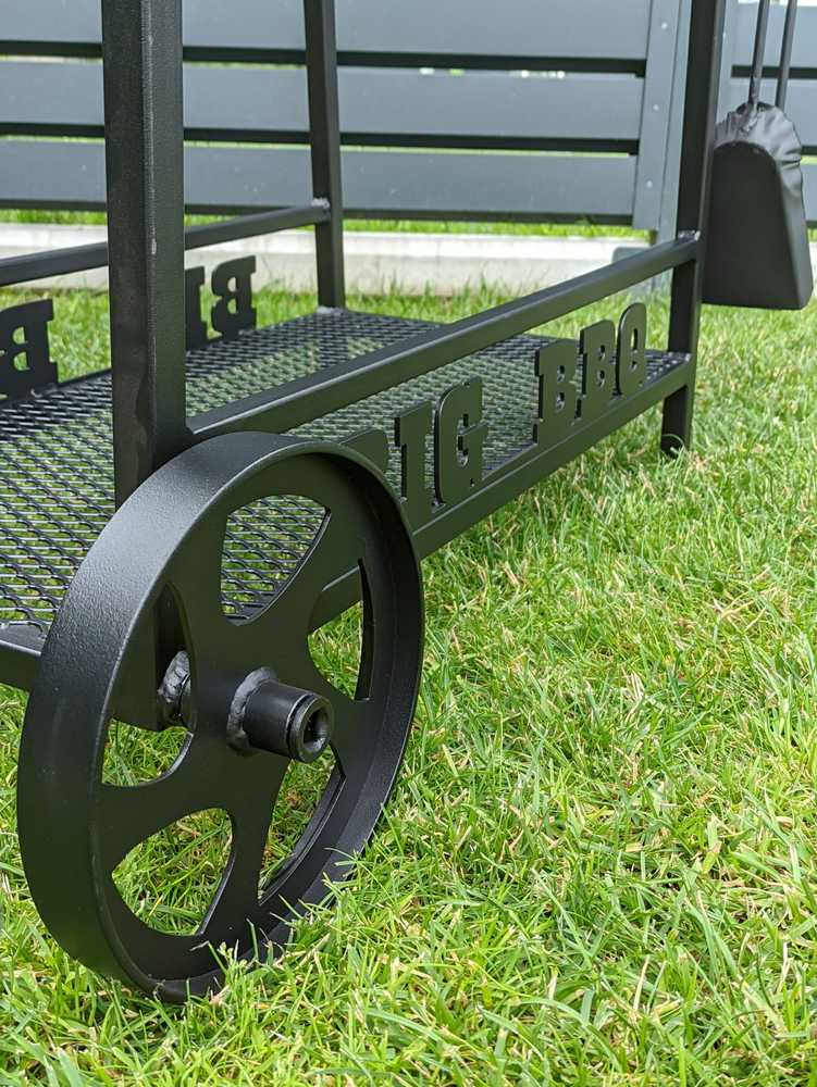 Bbq Expert Šašlykinė 104x47x92 cm, pilnas komplektas, metalo storis 4mm