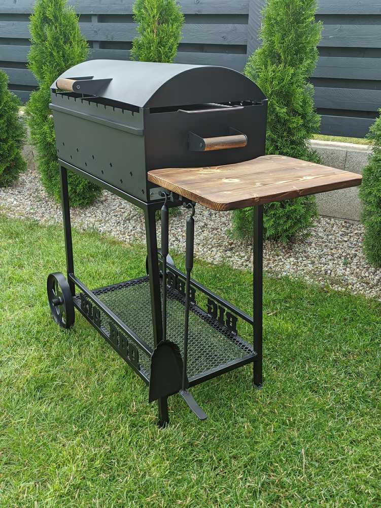Bbq Expert Šašlykinė 104x47x92 cm, pilnas komplektas, metalo storis 4mm