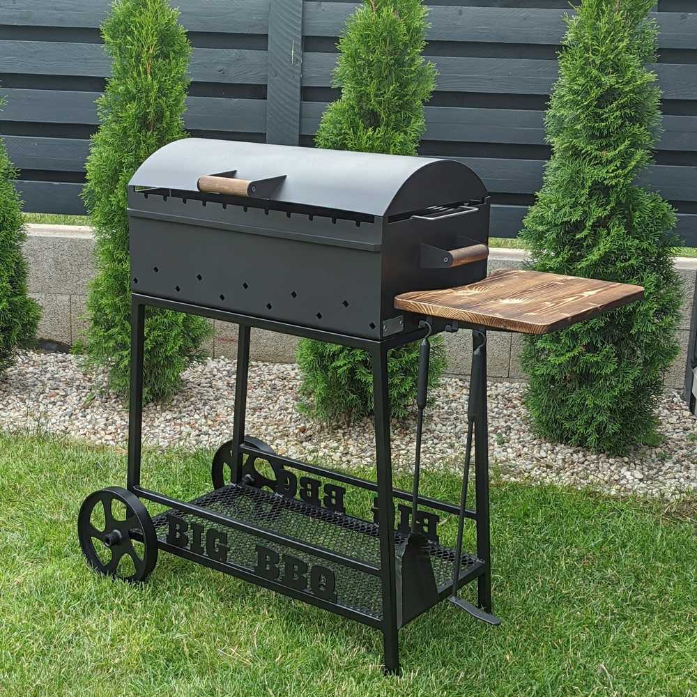 Bbq Expert Šašlykinė 104x47x92 cm, pilnas komplektas, metalo storis 4mm