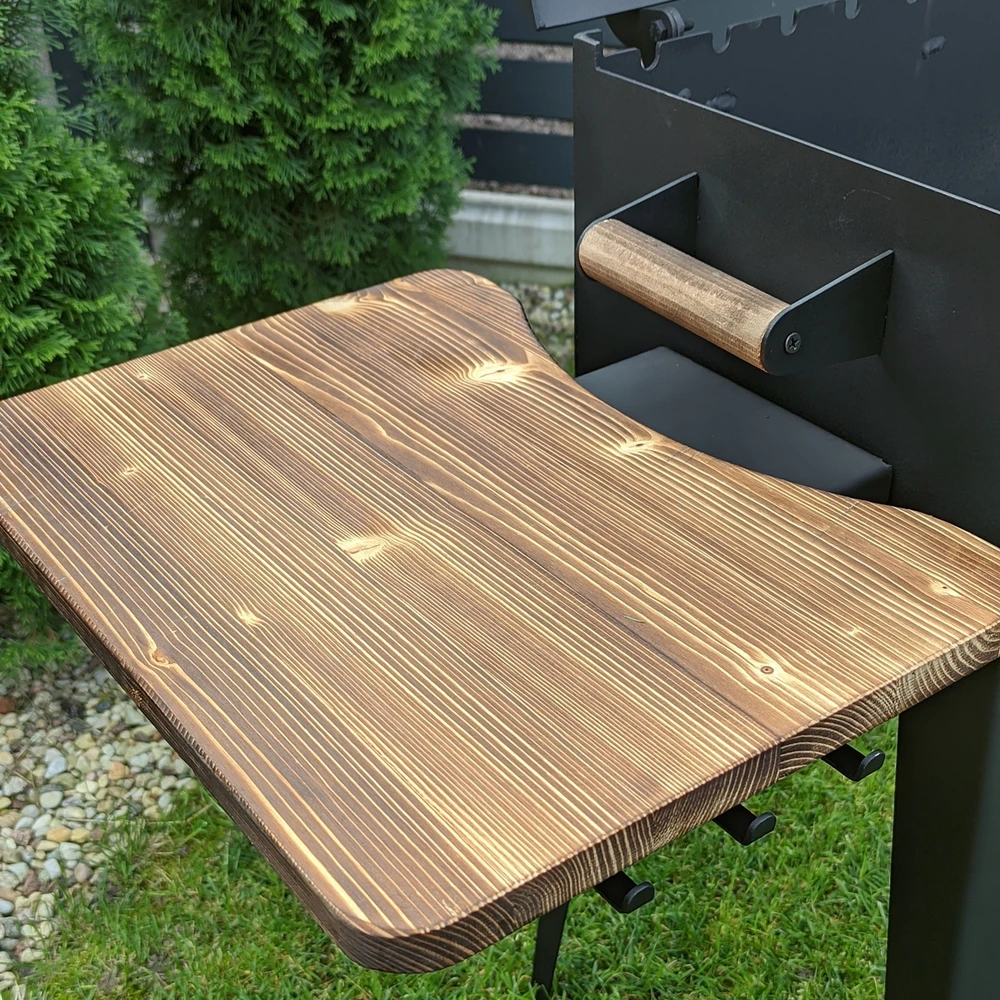 Bbq Expert Šašlykinė su dangčiu ir lentyna 50x30x18 cm, metalo storis 3mm