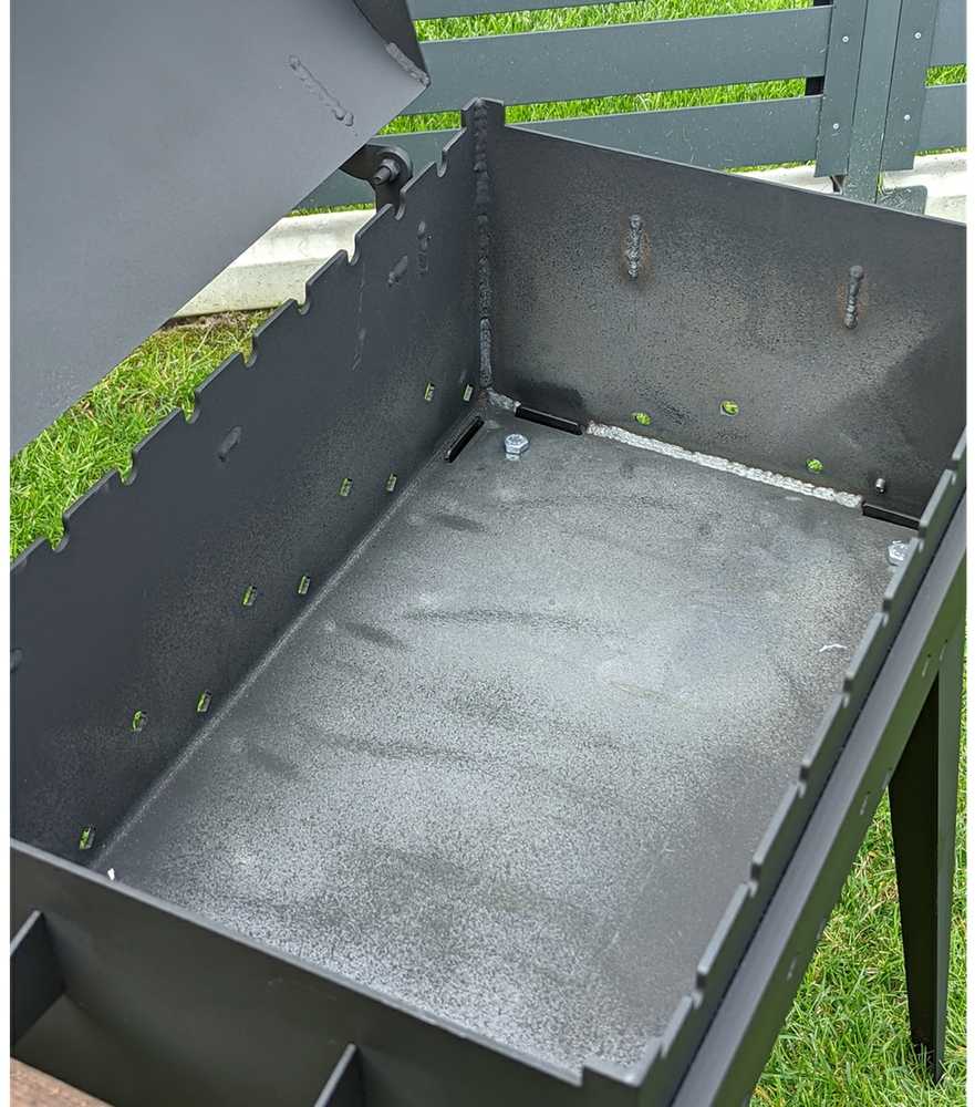 Bbq Expert Šašlykinė su dangčiu 60x35x20 cm, metalo storis 4mm