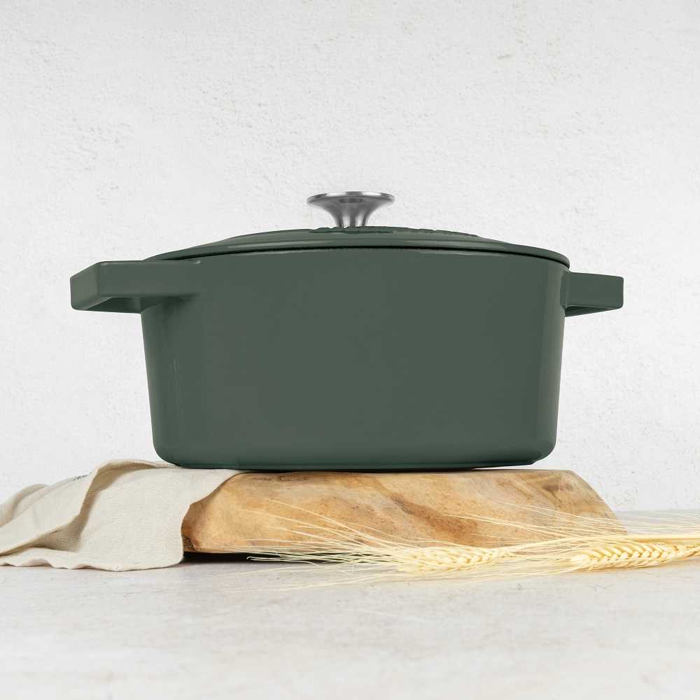 Berlinger Haus Keptuvė, apvalus puodas 4,35 L BerlingerHaus Matte Žalias BH-6544