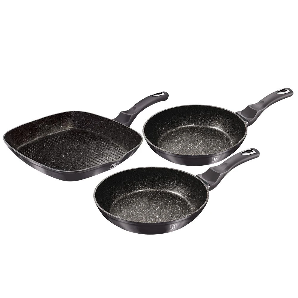 Berlinger Haus BerlingerHaus keptuvių rinkinys Carbon Pro Collection, 3 vnt, BH/6904