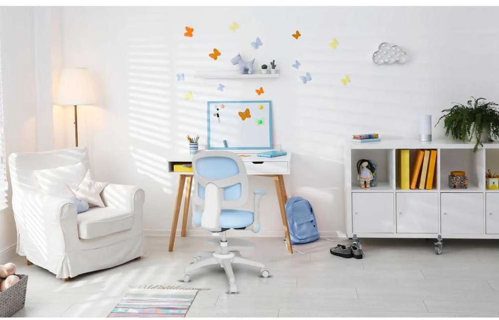 Besisukantis fotelis «Mark Adler Junior 5.0 Mėlyna», mėlynos spalvos