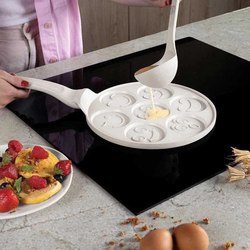 Blynų keptuvė 26cm, 7 blyneliams «Emoji», Berlinger Haus SAHARA | BH-7792