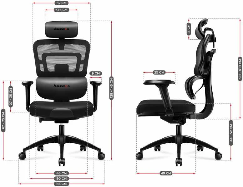 "Huzaro Combat 7.0" žaidimų kėdė juoda