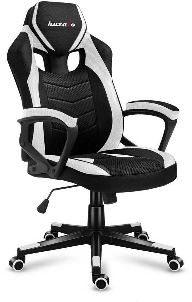 Žaidimų kėdė Huzaro Force 2.5 Mesh, Baltos spalvos