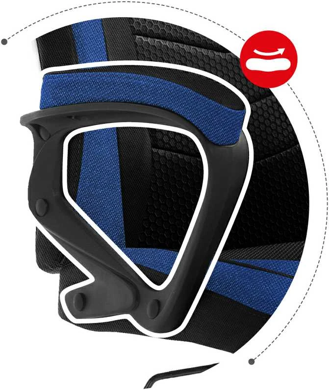 Žaidimų kėdė Huzaro Force 2.5 Mesh, Mėlynos spalvos