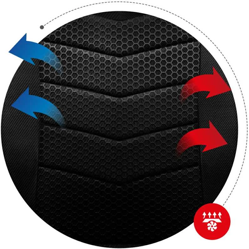 Žaidimų kėdė Huzaro Force 2.5 Mesh, Raudonos spalvos