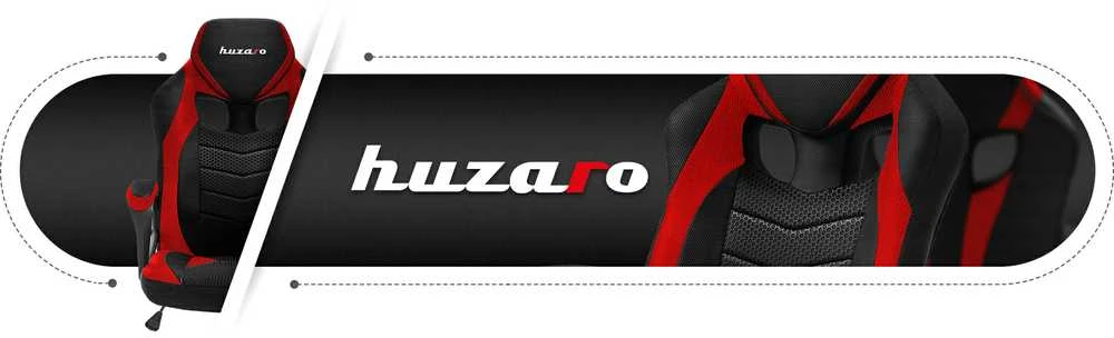 Žaidimų kėdė Huzaro Force 2.5 Mesh, Raudonos spalvos