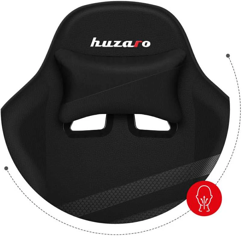 Žaidimų kėdė Huzaro Force 4.4, Juoda